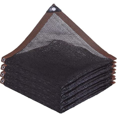 Filet D'ombrage pour Serre, 40% Noir Voile Ombrage Ajourée Tissu D'ombrage Pare-Soleil Tissu avec Oeillets, pour La Couverture Végétale Jardin Pergola Patio(4x4m) (1/5)