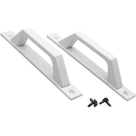 Poignée de porte en alliage d'aluminium à poignée de porte en aluminium de verre montée sur verre et en plastique de cuisine