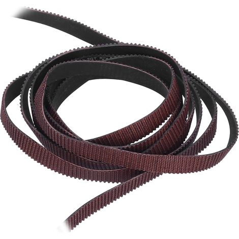 Courroie crantée en caoutchouc, courroie de synchronisation 2GT-9RF, transmission à dents, 2M, pour poulie, distribution moteur, lot de 2 pièces (1/5)