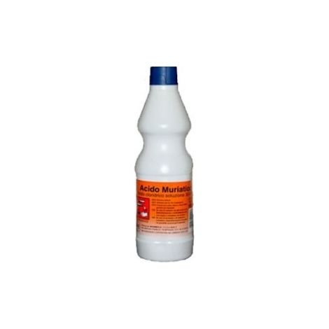 ACIDO CLORIDRICO MURIATICO 30-33% - LT 1 - 12 pezzi (1/2)