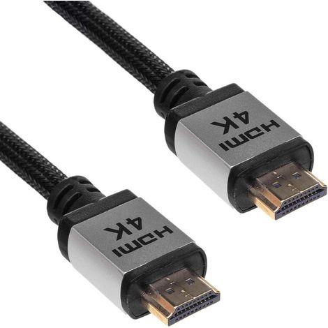 Cable HDMI 2.0 Akyga AK-HD-30P para monitor 4K 2160P, conectores dorados, 3 m (1/4)