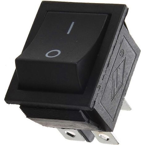 DPST-Wippschalter mit 2 Positionen, 250 V AC, 16 A, 4 Pins, Ein/Aus, für Boote, 28 x 21 mm (1/5)