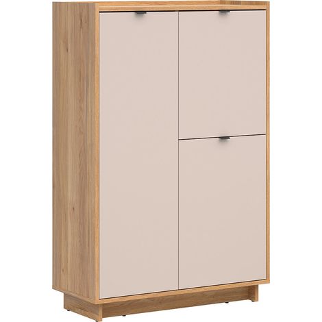 Aparador alto 3 puertas Donna Cachemira y Madera (1/5)