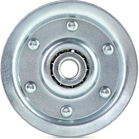 Poulies à roulement universel, poulies à câble en acier en forme de V, adaptées aux portes de garage et aux équipements de fitness, lot de 2. (1/5)
