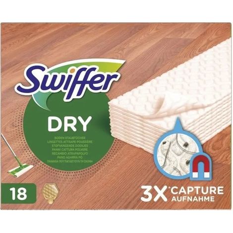 Salviette per la pulizia Swiffer wood & parquet effetto elettrostatico cera d'api