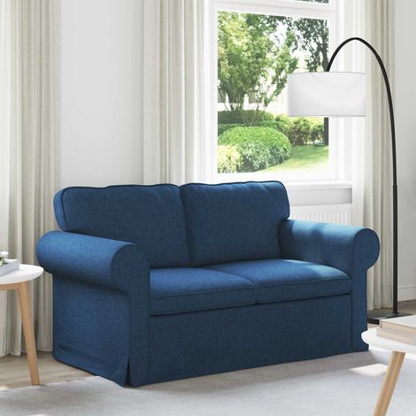 Sofa Blau 155 x 82 x 80 cm Stoff