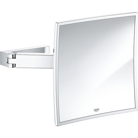 Miroir cosmétique Selection Cube, Chrome (1/5)