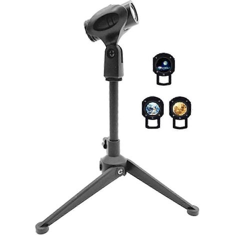 Nachtlicht „Erde-Mond“, verstellbare, um 360° drehbare USB-Lampe für romantische Dekoration, Geschenk, Feiertage, Verliebte, Partys-Tripod 3 Films (1/5)