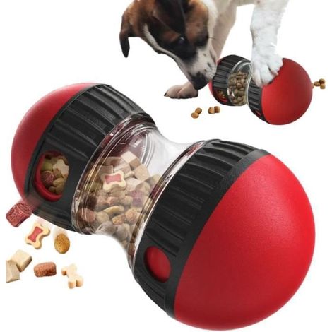 Jouet interactif pour Chien Distributeur de croquettes,Balle Interactive Chien,Jouet Intelligent,Jeu multicolore JOUET (1/5)