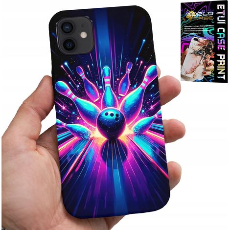 Custodia per iPhone 12 mini - cover bowling strike, retro (1/5)