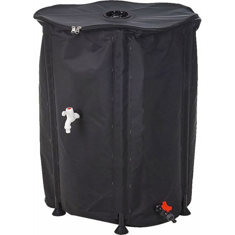 Kit récupération eau de pluie daniel james DW9200220 noir 500 litres (1/5)