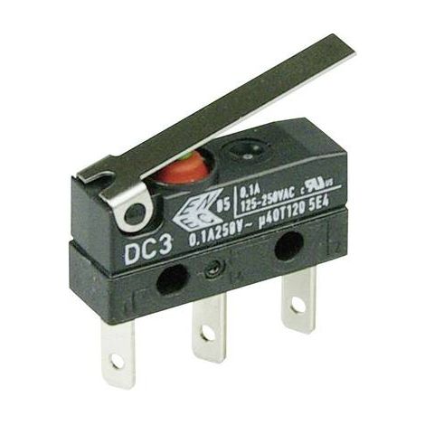 ZF DC3C-L1LC Microrupteur DC3C-L1LC 250 V/AC 0.1 A 1 x On/(On) IP67 à rappel 1 pc(s) (1/2)