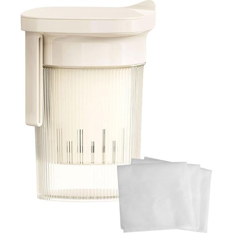 Passoire à yaourt - Ustensile de cuisine de 16,3 cm, filtre réutilisable, passoire fine multifonctionnelle  Appareil à lait de soja pour paneer