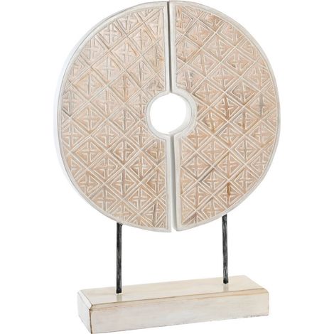 DKD Home Decor Figurine Décorative en Fer Blanc 41x12x55 cm (1/3)
