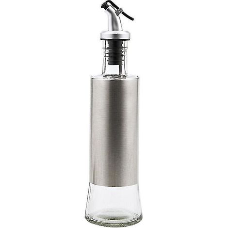 Contenant de rangement en acier inoxydable et verre pour la cuisine