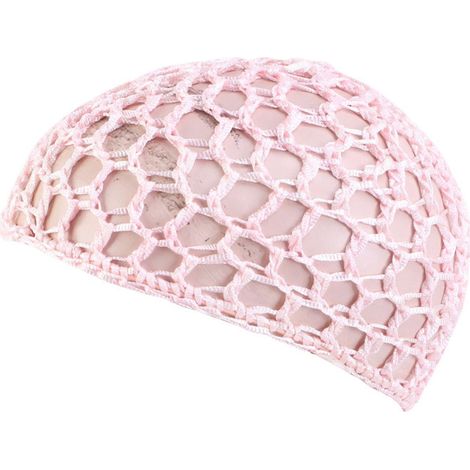 Bonnet en filet à cheveux crocheté, résille, snood, ornement pour dormir (1/5)