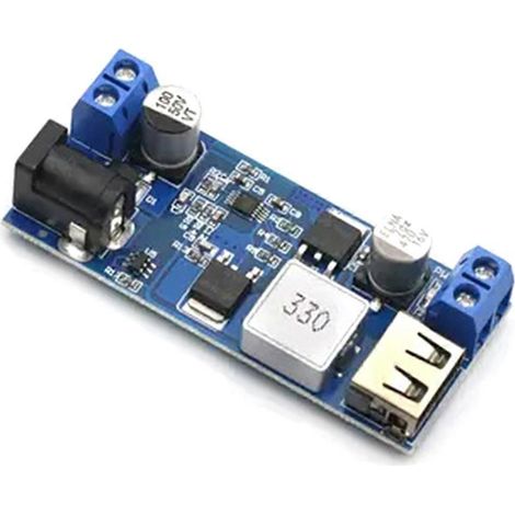DC-DC 24V/12V auf 5V 5A Abwärtswandler-Lademodul, USB-Abwärtswandler, Abwärts-Netzteilmodul für Mobiltelefone (1/5)