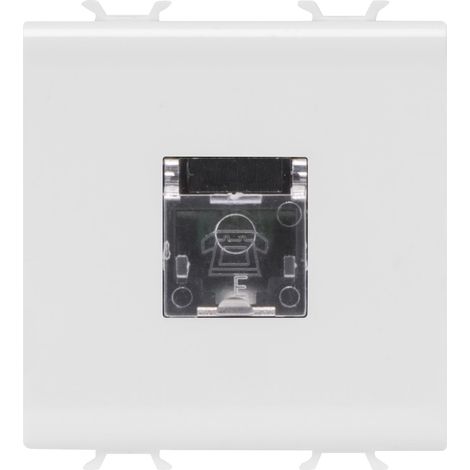 CONNECTEUR RJ11 2M BLANC SAT. GEWISS GW15409