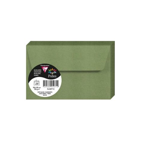 5076C sobre C6 (114 x 162 mm) Verde 20 pieza(s)