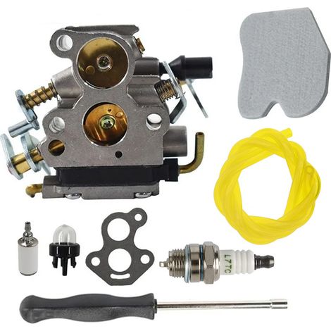 Carburateur Compatible avec Tronçonneuse Husqvarna 235 236E 240E, Remplacement Zama C1T-W33 CS2234 GZ380, Pièces de Rechange pour Moteur à Essence (1/5)