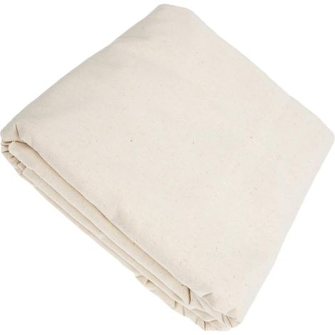 Bâche de protection en coton lavable et réutilisable pour peintre (1/5)