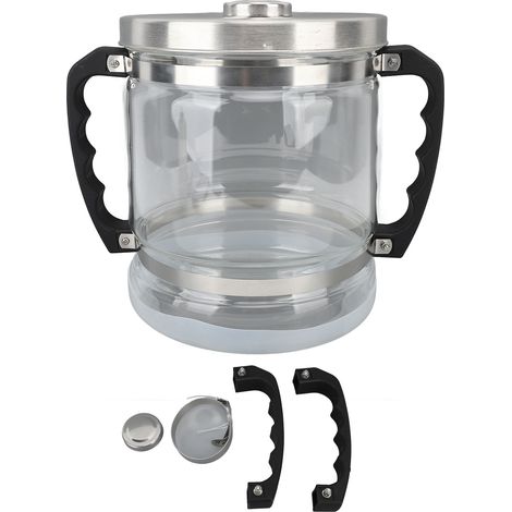 Bocal en verre de 6 L pour distillateur d'eau dentaire et cosmétique domestique - Bouteille de récupération en verre de rechange pour distillateur. (1/5)