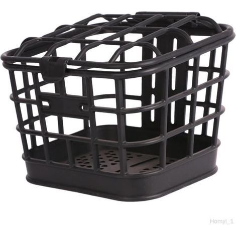 Panier avant électrique avec couvercle Paniers de vélo Support de guidon détachable Paniers de vélo Panier de vélo pour vélo (1/4)