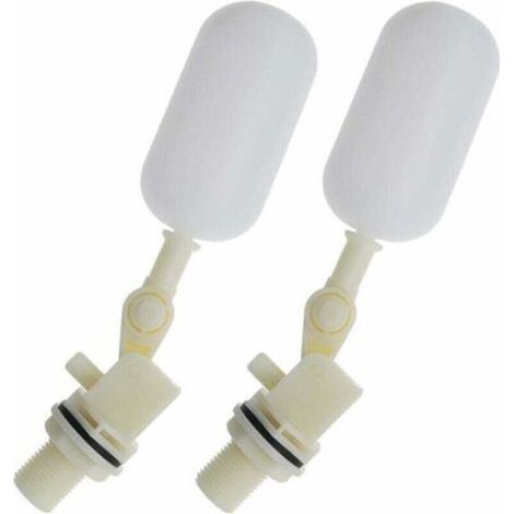 2pcs Robinet Boule de Vanne à Flotteur pour Aquarium Automatique 1/2 Pouce 20mm (1/4)