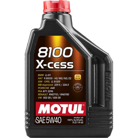 HUILE MOTEUR 5W40 - 2L - AIXAM LIGIER MICROCAR CHATENET JDM BELLIER CASALINI GRECAV