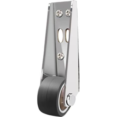 Roulette de portail, roue de support porte retombante en caoutchouc thermoplastique, petite roulette directionnelle avec vis pour portail jardin en bois, clôture jardin