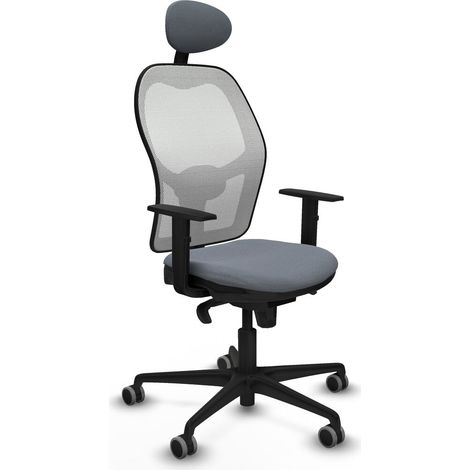Sedia Ufficio con Poggiatesta Jorquera Piqueras y Crespo 1D036G1 Grigio (1/5)