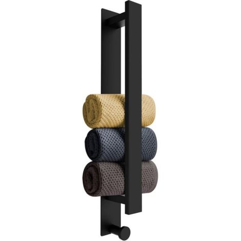 Handtuchhalter - Ohne Marke - Bohrfreie Montage - Edelstahl - Silberne Oberfläche - Modernes Design