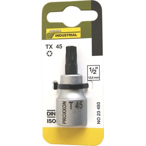 PROXXON 2223493 - Vaso 1/2"+ punta tx 45 l/55