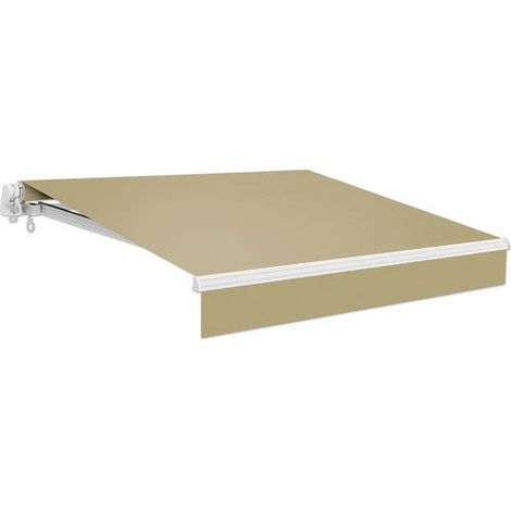 [NEUWERTIG] B-Ware Lotus Gelenkarm-Markise Sonnenschutz Terrassenmarkise 4x3m sand/beige (1/2)