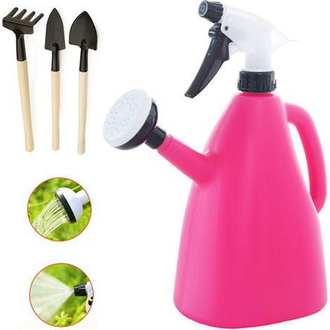 BOMCLAP Vaporisateur Arrosoir Professionnel 2-en-1, Capacité 1 Litre  Mini Râteau en Cadeau  Pour Arrosage de Précision au Jardin et en Intérieur (1/5)