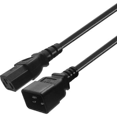 Adaptateur secteur IEC 320 C13 vers C20 pour PDU/UPS (1,8 m) (1/5)