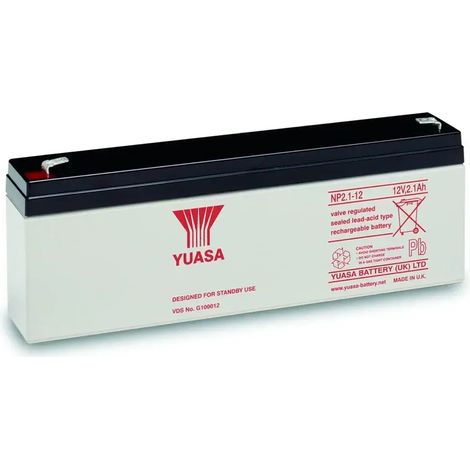 Batería YUASA NP2,1-12 12V 2.1Ah AGM