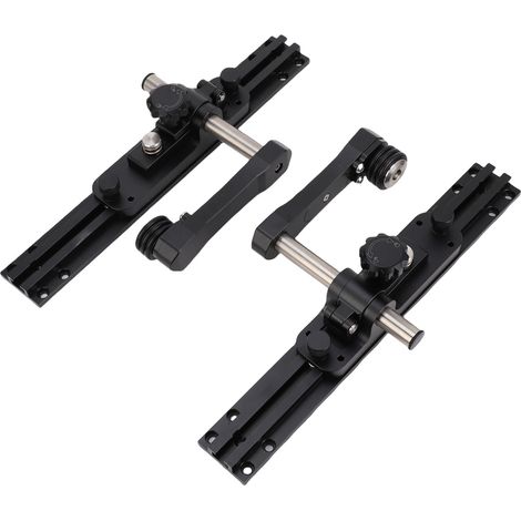 GARRYFIZH ‌Guide pousseur à rouleaux pour scie sur table‌ - Alliage d'aluminium réglable, avance précise pour usinage bois