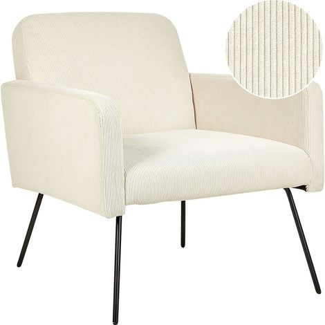 Armchair NARKEN Corduroy Light Beige (1/5)