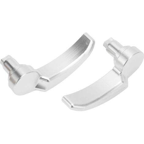 Kit de boucles de sacoches anodisées (paire) pour les modèles Ultra Limited FLHR FLHT FLHX FLHTK de 2014 à 2023, argent. (1/5)