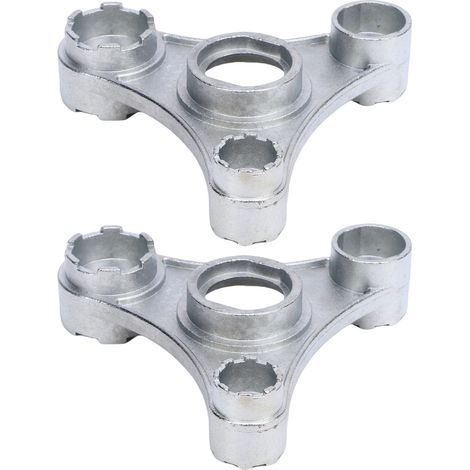 Clé démontage mousseur robinet 2 pièces M18 M24 STD TT M22 JR TJ TF outil double face pour aérateur (1/5)