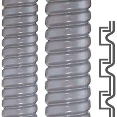 Flexa Metallschutzschlauch flüssigkeitsdicht SPR-PVC-AS AD21 gr 50 Stk (1/2)