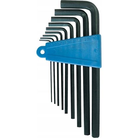 Juego de 9 llaves Allen de 1,5 a 10 mm