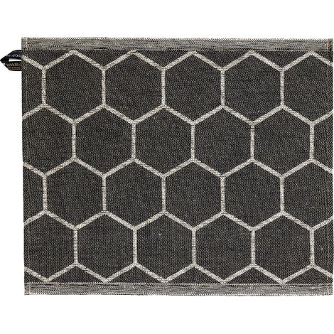 Jokipiin Laatta Sauna Sitzunterlage 45 x 55 cm Sauna Seat Cover black / natural
