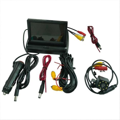 4,3-Zoll-Rückfahrkamera mit LCD-Monitor und Einparkhilfe (1/5)