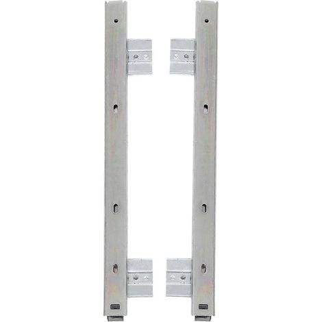 paire de grands plateaux coulissants pour clavier, support de clavier coulissant pour bureau-58X5.1X1.2CM-white