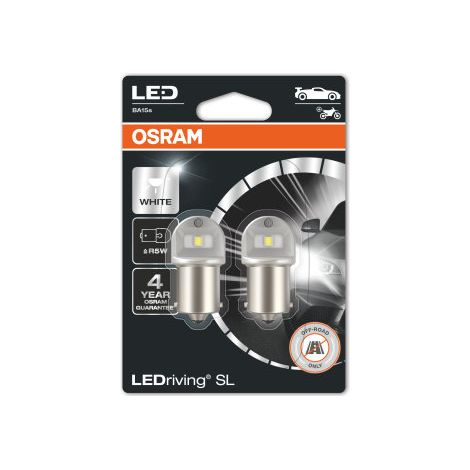 2x Ampoules LED R10W LEDriving SL OSRAM 5008DWP - 6000K - 12V - BA15S (1/3)