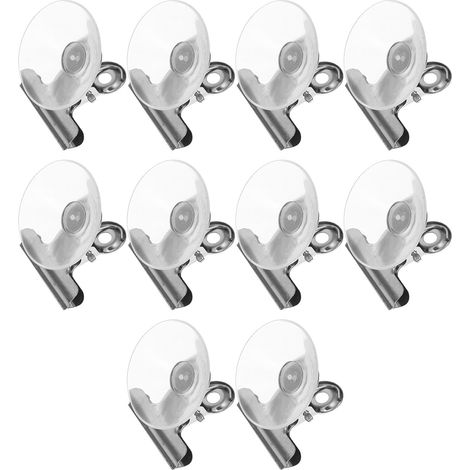 BETOOKY Lot de 10 ventouses rondes en métal pour portes verre et (1/5)