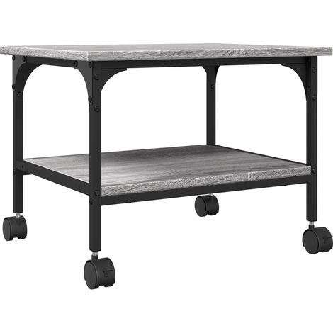 Support d'imprimante à 2 niveaux sonoma gris 50x40x38 cm CFW17934 (1/5)