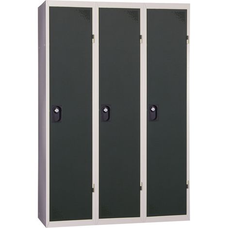 PROVOST - Vestiaire industriel Provost - Kit à monter 3 colonnes (anthracite)
